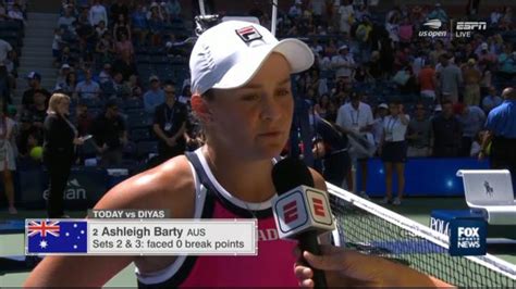 Us Open 2019 Ash Barty Survives First Round Scare Beats Zarina Diyas