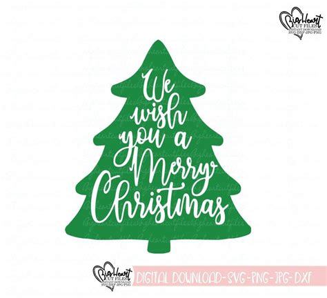 we wish you a merry christmas svg png dxf christmas etsy christmas svg christmas card
