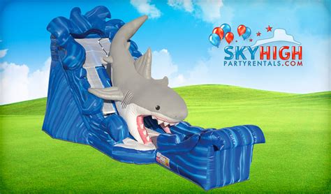 Shark Water Slide Rentals Inflatable Slide Rental Ubicaciondepersonas