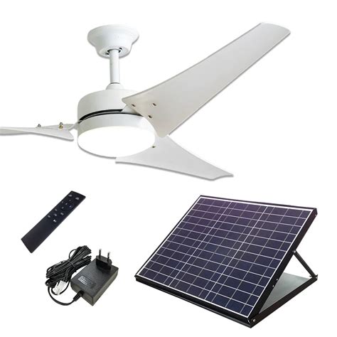 Solar Powered Ceiling Fan For Gazebo