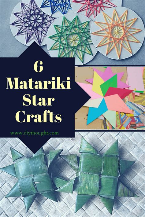 6 Matariki Star Crafts Diy Thought