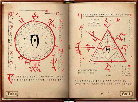 Daedric The Magical Alphabet Liber Magicum Ludi Alchemy Symbols