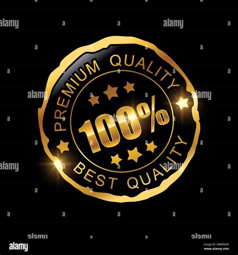 Una Ilustración Vectorial De La Mejor Calidad Premium Golden Logo Sign