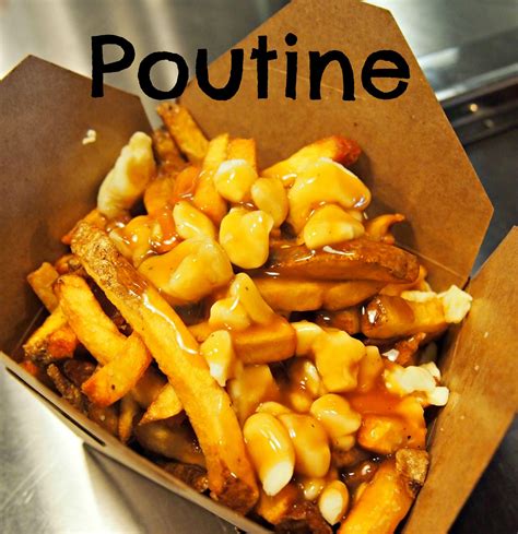 Poutine Chips With Cheese And Gravy Food From Canada Canadian Food