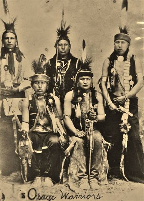 Osage Men In Dance Clothes 1885 American Indian History Native