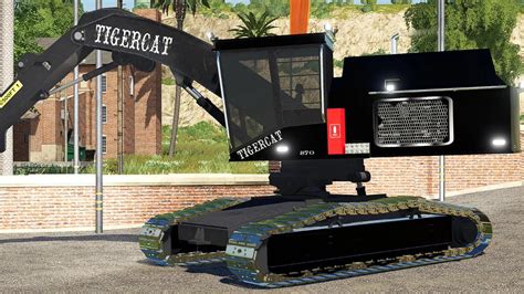 Tigercat C Black Edition V Mod Farming Simulator Mod