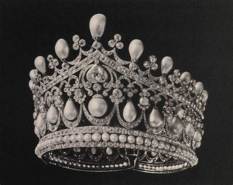 Romanov Pearl Drop Tiara Russia Ca 1832 Pearls Diamonds Tiara