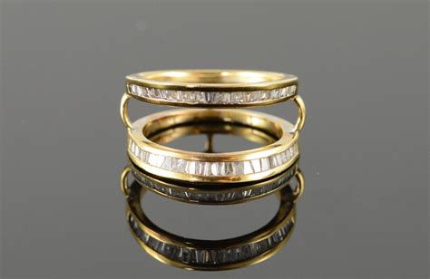 18k 54g 100 Ctw Diamond Engagement Ring Insert Wedding Band Yellow Gold Ring Size 625 888888940 24820161749588443494 