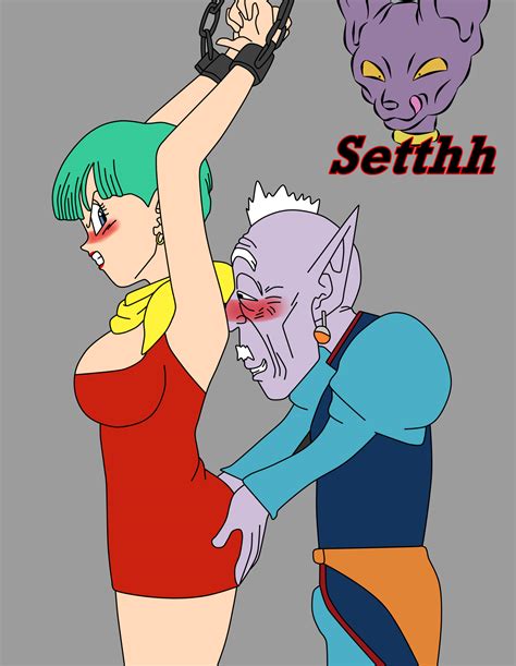 Rule 34 Angry Ass Grab Beerus Bulma Briefs Chained Chained Up Chained