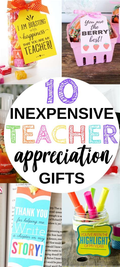 10 Inexpensive Teacher Appreciation T Ideas Inexpensive Teacher