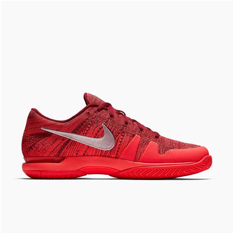 Nike Mens Zoom Vapor 95 Rf Flyknit Tennis Shoes Red