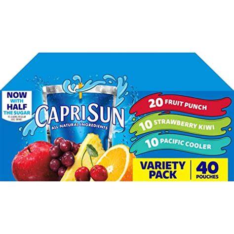 Capri Sun Coolers Variety Pack Ready To Drink Juice 40 Pouches 4