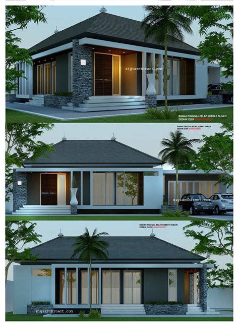Seperti rumah dua lantai dengan desain tidak biasa. Ciri Khas Membuat Desain Rumah Bali Sederhana dan Contoh ...
