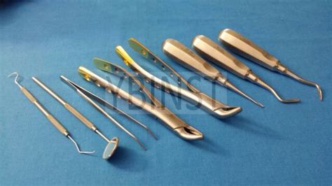 Pcs Basic Dental Surgery Extracting Extraction Forceps Elevators Set Kit Ebay