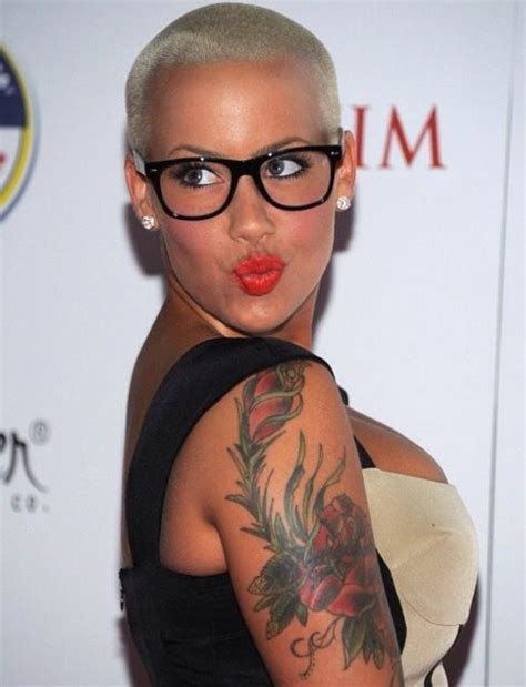 pin by ️ ~ kata boldi ~ ️ on hairstyle and glasses amber rose short hair styles amber rose style