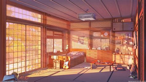 Room Sunset Version By Arsenixcdeviantart On Deviantart Anime Rooms