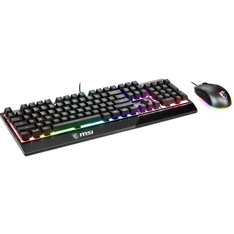 Msi Gk30 Vigor Gaming Keyboard And Mouse Combo With Rgb Lighting