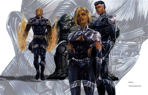 Early Concept And Storyboard Art For Fantastic Four Rise Of The Silver