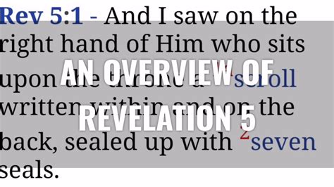 Revelation Chapter 5 Bible Study Youtube