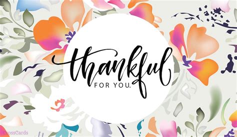 Free Im Thankful For You Ecard Email Free Personalized Thank You