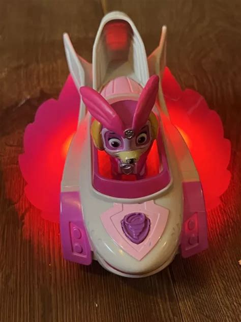 Paw Patrol Mighty Pups Skye Charged Up Deluxe Vehicle With Lights And