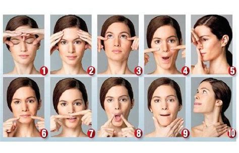 Facial Exercises To Look Younger Step To Health Face Yoga Exercises