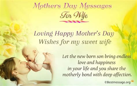 Happy Mothers Day Wishes And Messages For Wife Happy Mothers Day Messages Mother Day Message