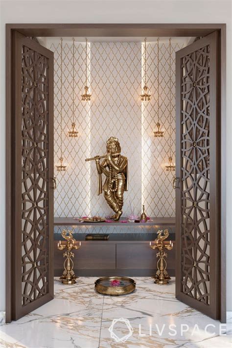 10 Modern Pooja Room Door Designs That Are Trendy And Stunning