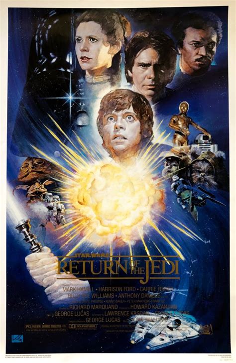 'jedi' takes a little longer to get going, but once it does, the star wars finale ends on a satisfying and rewarding note for fans who watch it for the first of 50th time. Original Star Wars Episode VI - Return of the Jedi Movie ...
