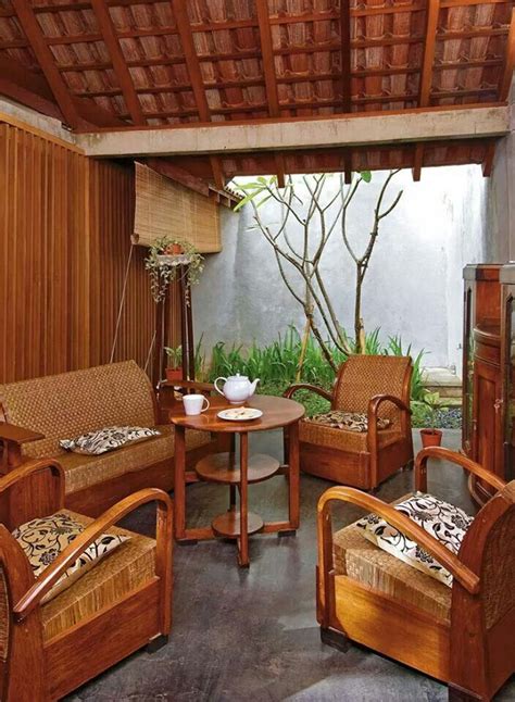Kursi Living Room Traditional Modern Traditional House Cafe Interior