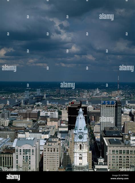 Aerial View Of Philadelphia Pennsylvania Stock Photo Alamy