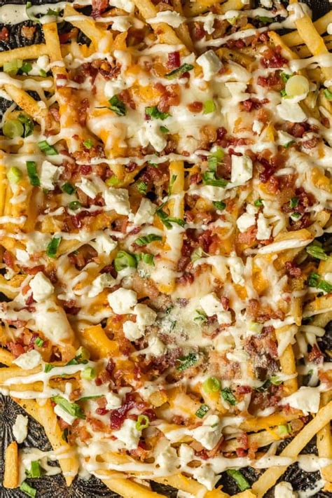Bacon Cheese Fries Recipe With Ranch Cheese Fries Video