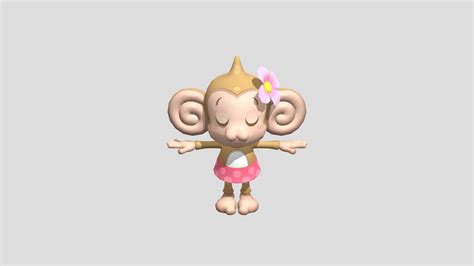 Super Monkey Ball Meemee Download Free 3d Model By Callion008