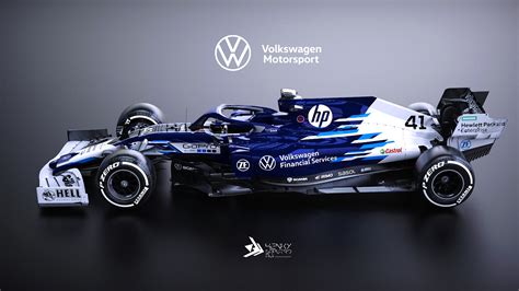 Some teams, such as haas, have simply shown their livery — the us team adopting the red, white and blue colours of its new russian sponsor uralkali. Volkswagen Motorsport R - Formula 1 Livery Concept on Behance