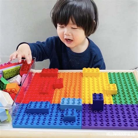 Easy Diy Lego Tray Table Hello Wonderful