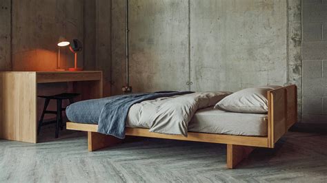 Kyoto Japanese Bed With Headboard Natural Bed Company Thiết Kế