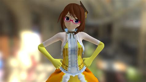 Ms Proletariat 3d Mmd Test 3d Model By Anime Theme Nwnyoko