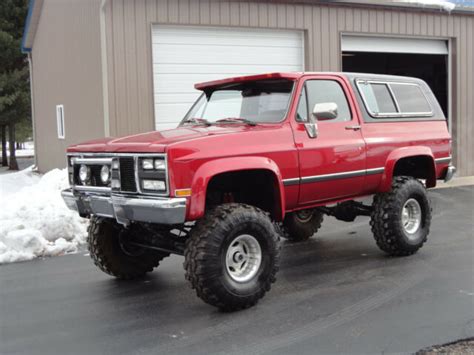 Nicely Restored Lifted 1985 K5 Blazercrate 350th40038s Evrything