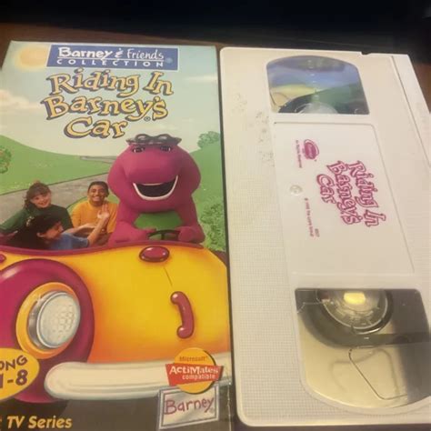 Barney Riding In Barneys Car Vhs Tape Childrens Video Vintage Tape