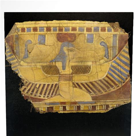 Ancient Egyptian Cartonnage Polychrome Panel With Isis Catawiki