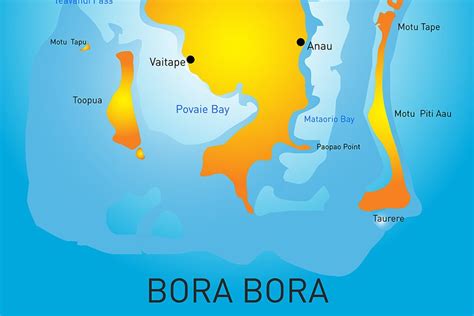 Bora Bora Map Location On World