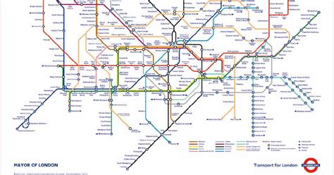 Metro Map Of London Transport Of Londonuk Download