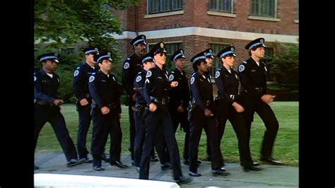 «полицейская академия» — комедия сценариста и режиссёра хью уилсона, продюсера пола маслански, снятая по сценарию нила израэля и пэта профта. wacthingcrew: Police Academy, No. 1 - Police Academy (1984)