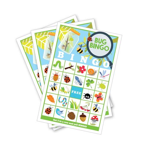 Bug Bingo Game Kids Printable Bingo Game Bingo Game For Kids Bug