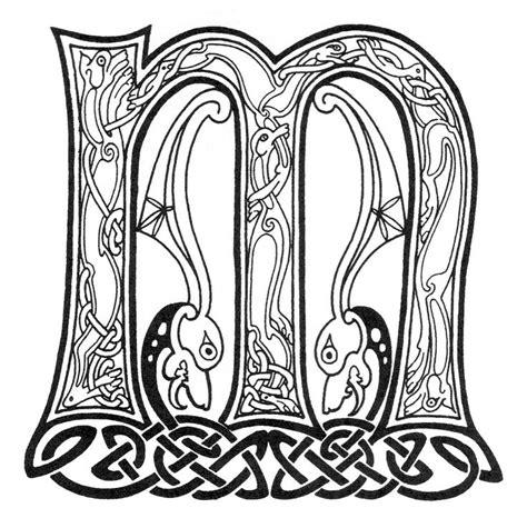 Celtic Calligraphy Letters Destiny Jdb Fanfiction