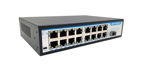 Multi Ports Fiber Optic Network Switch 1000 Base X 10 100m 5gbps