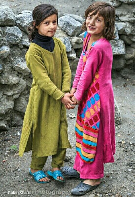 Cute Gilgiti Girls Gilgit Baltistan Fantasy Garb Kurta With Pants