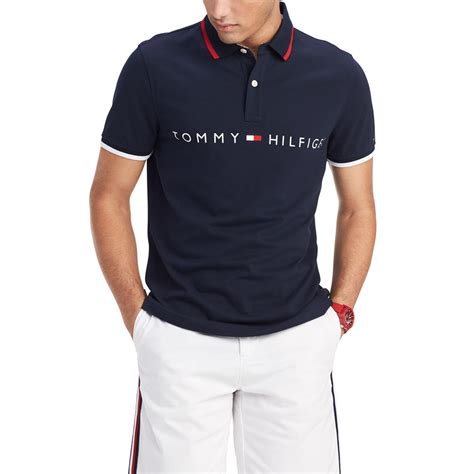 Tommy Hilfiger Mens Pique Polo Casual And Dress Polos Apparel Shop