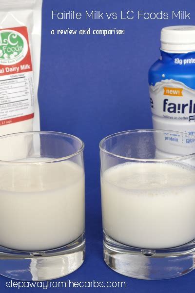 Fairlife Milk Vs Low Carb Foods Milk