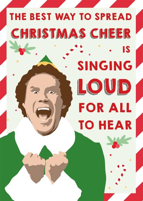 Buddy The Elf Will Ferrell Christmas Cheer Is Singing Loud For All